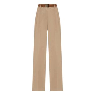 Max Mara Wide Trousers, female, Beige, Size: XS Ezio Trousers