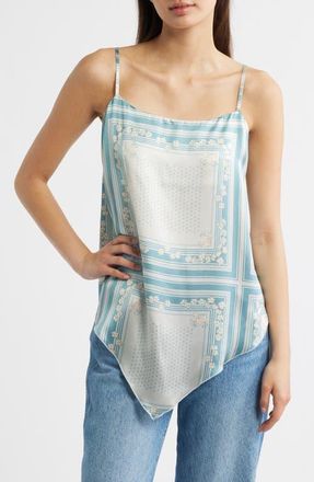 Reformation Esme Scarf Print Silk Camisole in Bardot at Nordstrom, Size X-Small