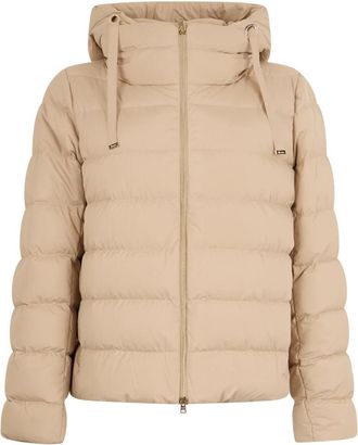 Herno Pufferjack - Dames - Gewatteerde jassen - Beige - 3XL - Polyester - Jassen