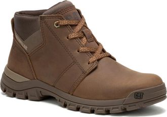 CAT Caterpillar Mens Threshold Chukka Boots Brown 6 UK