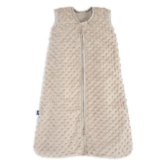 Halo Plush Dots Velboa 1.5 TOG Sleepsack Wearable Blanket, Swaddle Transition Sleeping Bag in Fawn Grey at Nordstrom, Size Medium