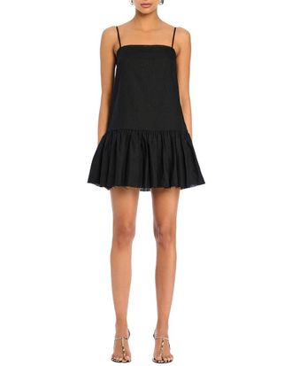 SER.O.YA SEROYA Krista Linen-Blend Mini Dress