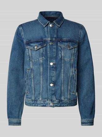 Tommy Hilfiger Regular Fit Jeansjacke aus Baumwolle in Jeansblau, Gr&ouml;&szlig;e XL