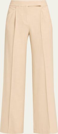Veronica Beard Marbeau Wide-Leg Pants