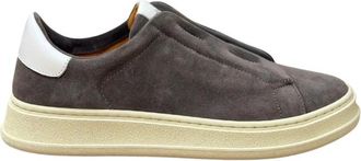 Kiton FIT Sneakers - Heren - Sneakers - Grijs - 42 EU - Kasjmier - Schoenen