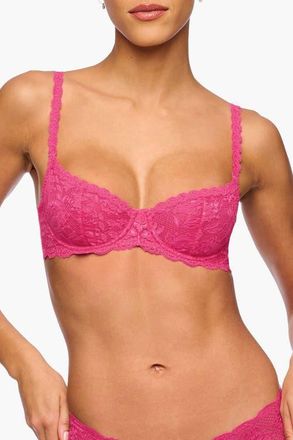 Cosabella Never Say Never Balconette Bra in Rosa Caldo at Nordstrom, Size 36B