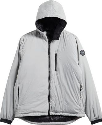 Canada Goose Lodge Packable Down Hooded Jacket in Stratus Grey - Gris Stratus at Nordstrom, Size Xx-Large