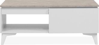 Calicosy Mesa De Centro 1 Caj&oacute;n 1 Estante L100 Cm - Bertrix