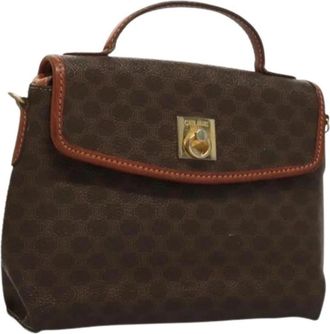 Celine Pre-owned Vintage Canvas Tas - Dames - Vintage Handtas - Bruin - ONE Size - Vintage