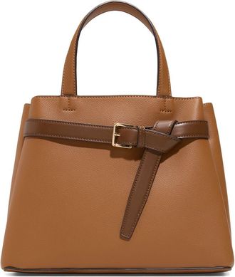 Aldo Ebaeclya Faux Leather Satchel in Tan at Nordstrom