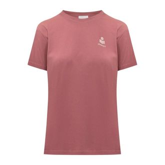 Isabel Marant Aby T-Shirt - Dames - Tops - Roze - Maat: M Katoen