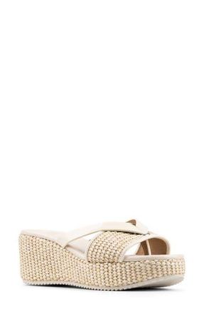 Donald J Pliner Sotira Platform Wedge Sandal in Bone at Nordstrom Rack, Size 5.5
