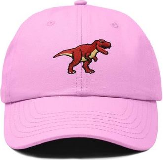Dalix T Rex Dad Cap in Light Pink at Nordstrom