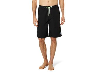 Hurley One Only 2.0 21 Boardshorts Mens Swimwear Black/Neon Green Gradient : 44, Polyester