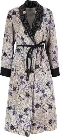 Forte_Forte Bata de chambre jacquard Flor de Cerezo - Knitwear - Mujer - Multicolor - S