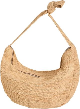Ibeliv Oversized Hobo Tas - Dames - Schoudertassen - Beige - ONE Size - Katoen - Tassen