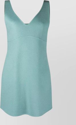 Parosh wool mini dress stud detail