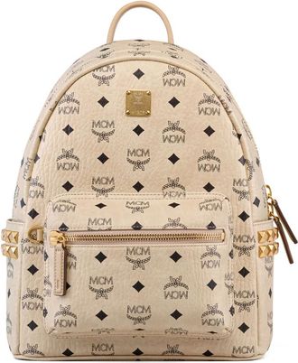 MCM Stark Side Studs Backpack - unisex - MCM - Backpacks - Beige - ONE SIZE - Bags