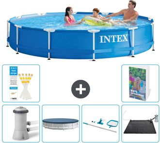 Intex Piscina Con Estructura Redonda - 366x76 Cm - 7-piezas S241