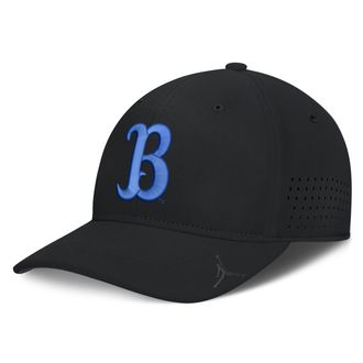 Nike Mens UCLA Sideline Practice Jordan Brand Dri-FIT College Hat in Black | JC5B00AUCL-3XB