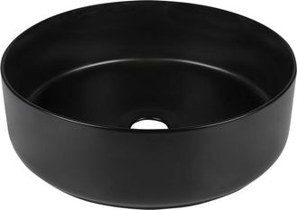 Differnz Mira Waskom Keramiek diameter 36 x 12 cm zwart