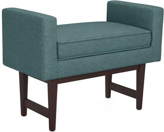 Simpli Home Scott 29In Contemporary Rectangle Small Ottoman Bench