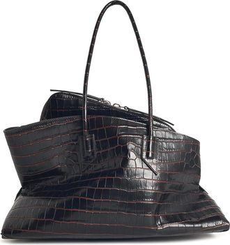 The Attico La Passeggiata Medium Leather Bag