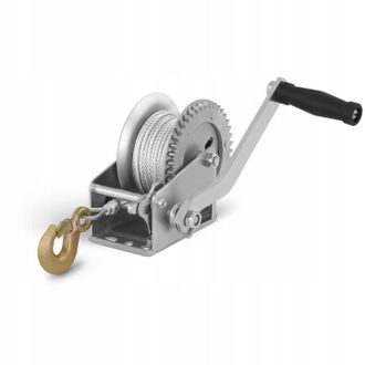 MSW Bike Accessories Cabrestante Manual De 450 Kg (1000 Lbs) Con Cuerda De 10 M