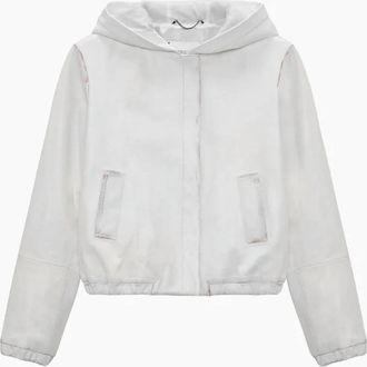 Dorothee Schumacher Womens Sleek Statement Jacket In White Caramel
