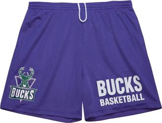 Mitchell & Ness x Milwaukee Bucks Shorts Hardwood Classics Gameday Purple - Viola