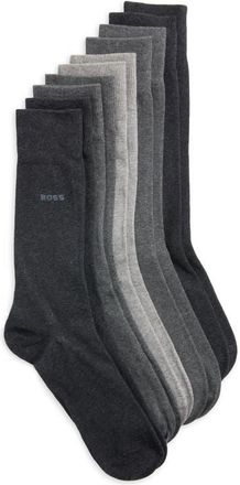 BOSS Assorted 5-Pack Crew Socks in Black/grey at Nordstrom, Size 7-13
