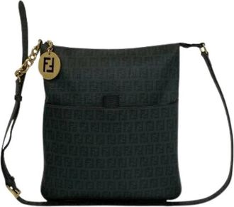 Fendi Pre-owned Vintage Schoudertas - Dames - Vintage Schoudertas - Zwart - ONE Size - Leer - Vintage