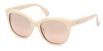 Max Mara MM0068 LEE3 25G Womens Sunglasses White Size 54