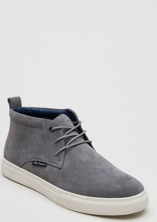 Ben Sherman Parkway Suede Mens Grey Boots - Size UK 10