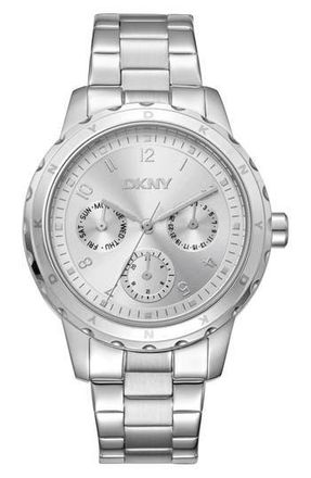DKNY Stainless Steel Bracelet Watch in Silver at Nordstrom Rack
