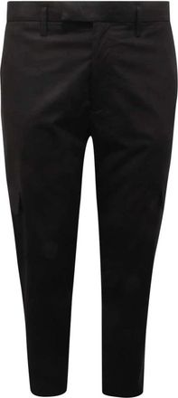 Neil Barrett Zwarte Cargo Skinny Broek - Heren - Slim Fit Broeken - Zwart - XL - Broeken