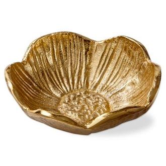 Tag Blossom Cast Aluminum Dish Large Antique Brass Aluminum Everyday,Spring in Gold at Nordstrom
