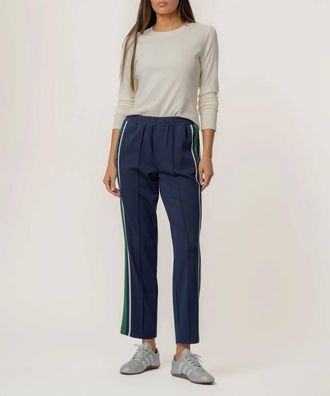 Kut from the Kloth Copa Straight Leg Pant In Navy/green