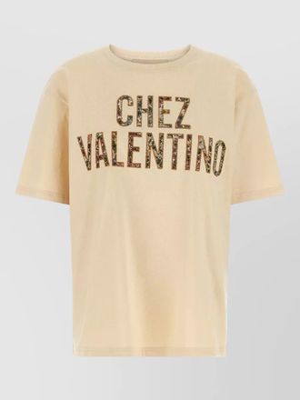 Valentino Garavani chez valentino logo short sleeve t shirt