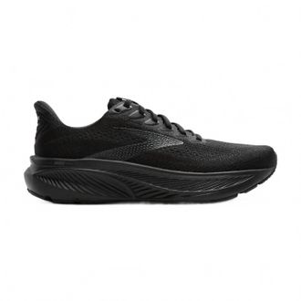Brooks Mens Ghost 17 Running Shoes In Black/black/ebony