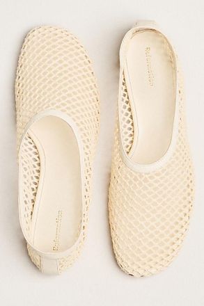 Reformation Britt Netted Ballet Flats