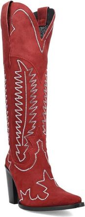 Dingo Double Take Over the Knee Western Boot in Red at Nordstrom, Size 7.5
