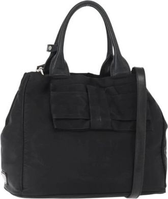 Prada Pre-owned Nylon Handtas - Dames - Vintage Handtas - Zwart - ONE Size - Nylon - Vintage