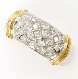 C&A Unbranded Platinum yellow gold yellow gold (18K) Platinum 900 Band Ring (Pre-Owned)