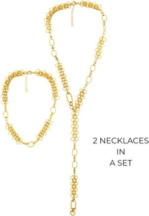 Dansk Copenhagen Courage Waterproof Multi 2in 1 Crochet Ketting - Dames - Kettingen - Geel - ONE Size - Accessoires
