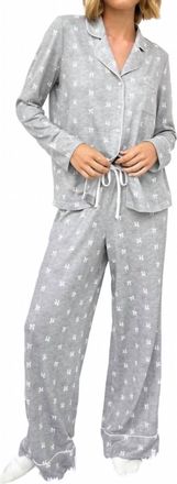 Splendid Flora Pillowsoft Sleep Set In Dotted Bows