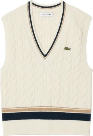 Lacoste Mujer, Jerseys, Beige, Talla: XS