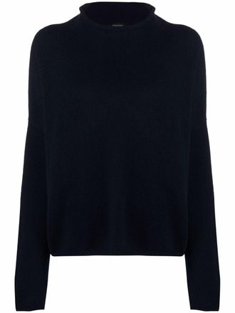 Lisa Yang mock-neck cashmere jumper - women - Cashmere - 0 - Blue