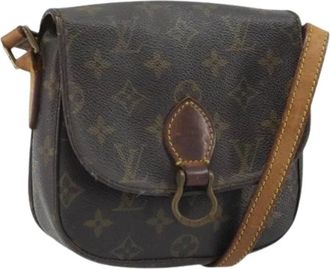 Louis Vuitton Pre-owned Cross Body Bags, female, Brown, Size: ONE SIZE Pre-owned Canvas Cross Body Bag