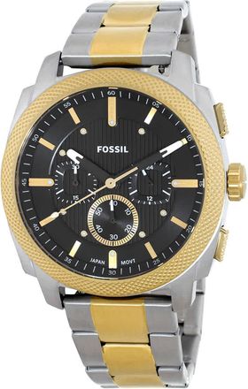 Fossil Machine Chronograph Quartz Black Dial Mens Watch FS6159